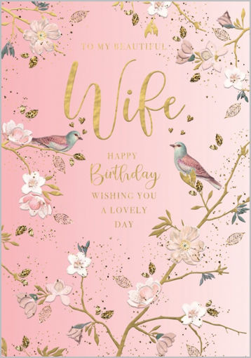 Picture of WIFE BIRTHDAY WISHES CARD